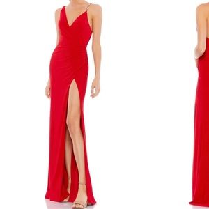 Mac Duggal Pearl Strap Dress